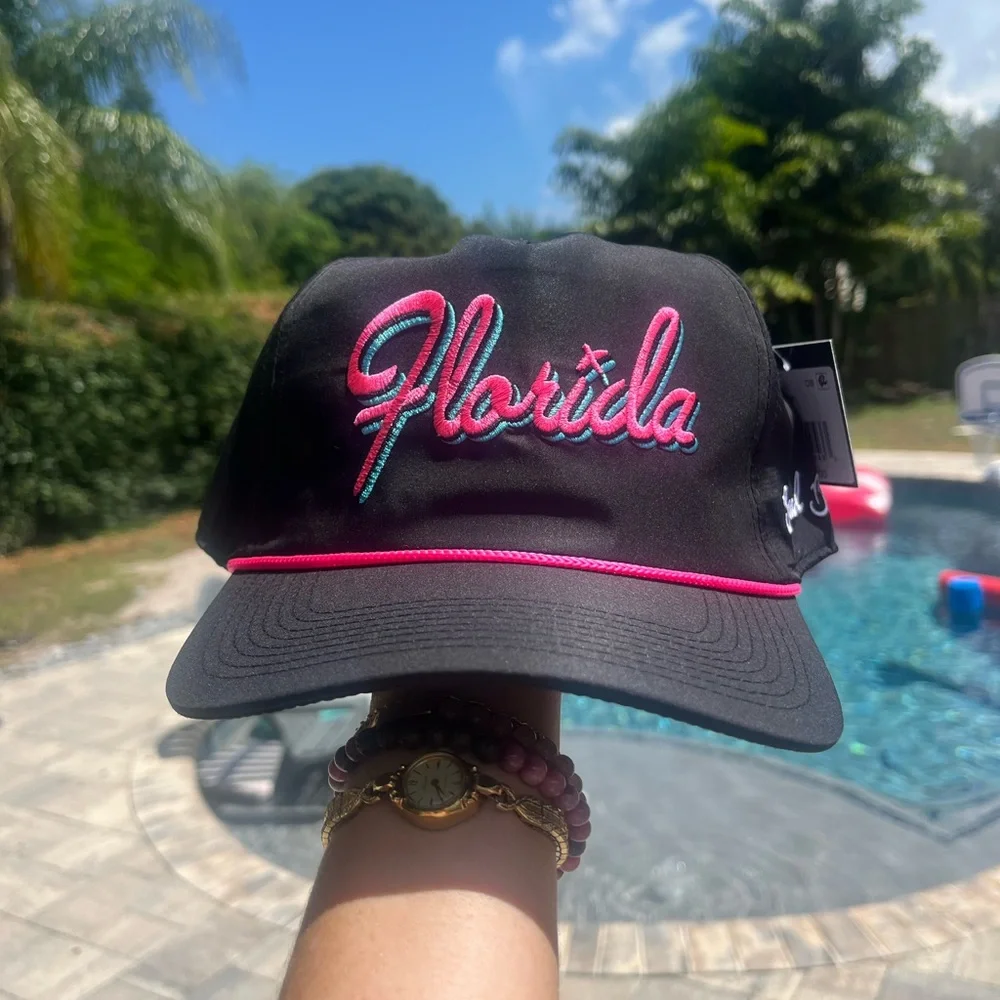 Bad Birdie Florida rope hat. New. - Picture 2 of 5